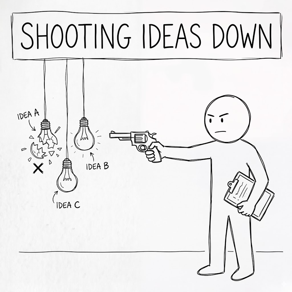 Shooting Down Ideas Is Not a Skill — Scott Lawson